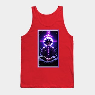 Anime Hero Power Meditation | Quality Anime Artwork | Anime Power Energy Meditation |  Manga Anime Art Tank Top